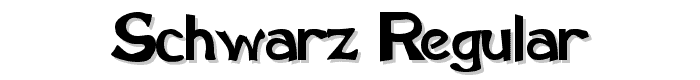 Schwarz Regular font